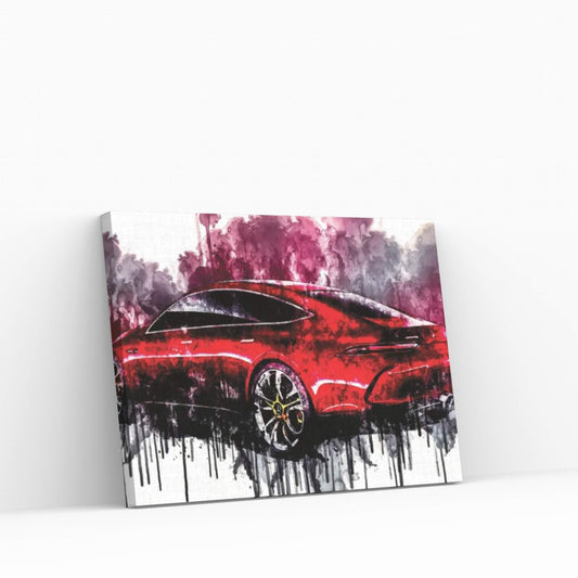 2017 Mercedes AMG GT Concept Vehicle CLXXXVII Canvas Wall Art - Y Canvas