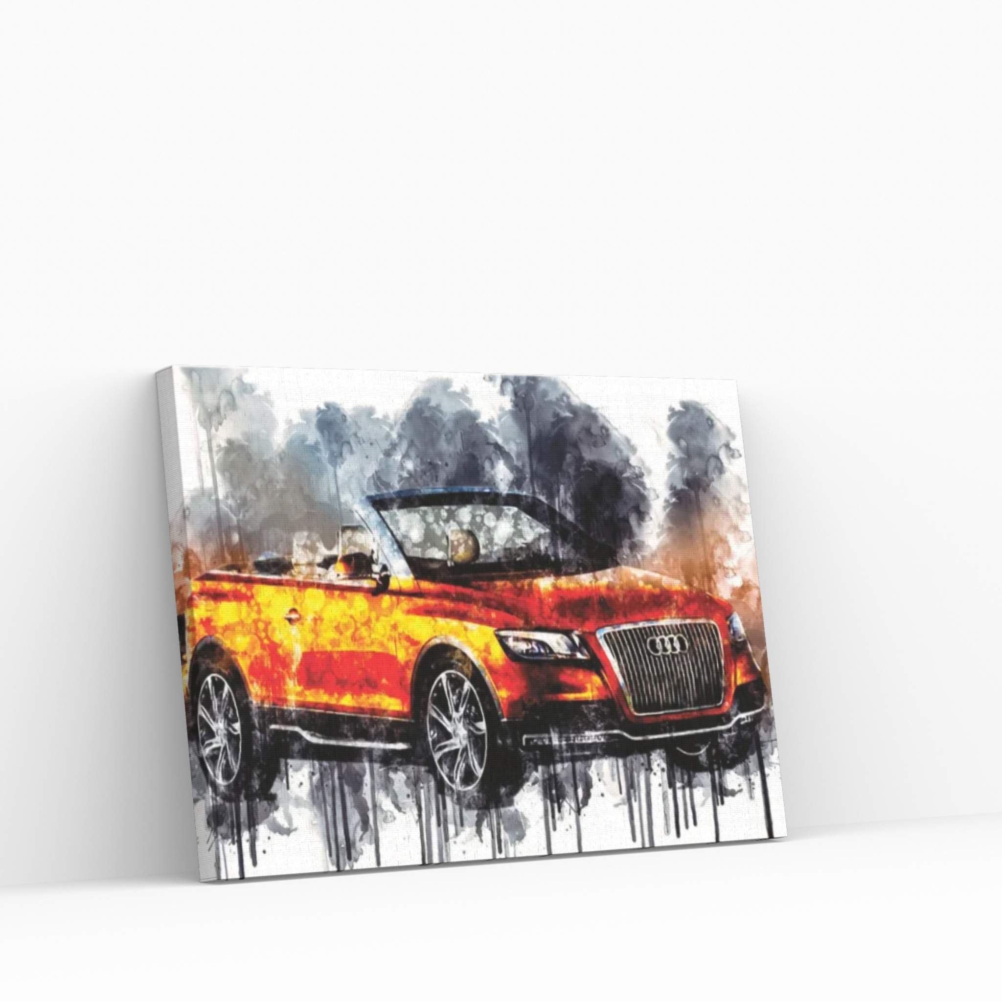 Car Audi Cross Cabriolet Quattro Canvas Wall Art - Y Canvas