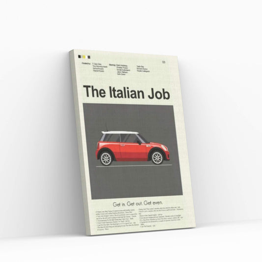 The Italian Job Canvas Wall Art - Y Canvas