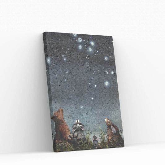 Constellations Canvas Wall Art - Y Canvas