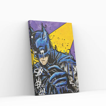 Retro Batsy Canvas Wall Art - Y Canvas