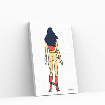 Wonder Butt I Canvas Wall Art - Y Canvas