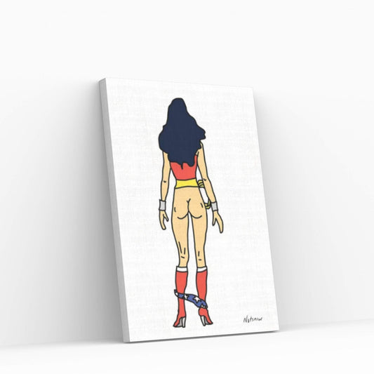 Wonder Butt I Canvas Wall Art - Y Canvas