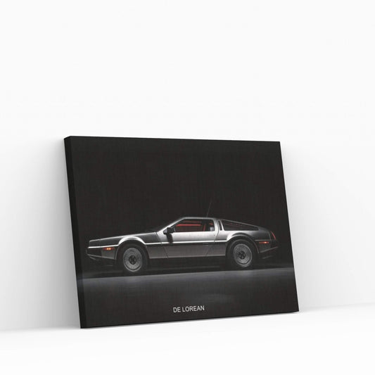 DeLorean Canvas Wall Art - Y Canvas