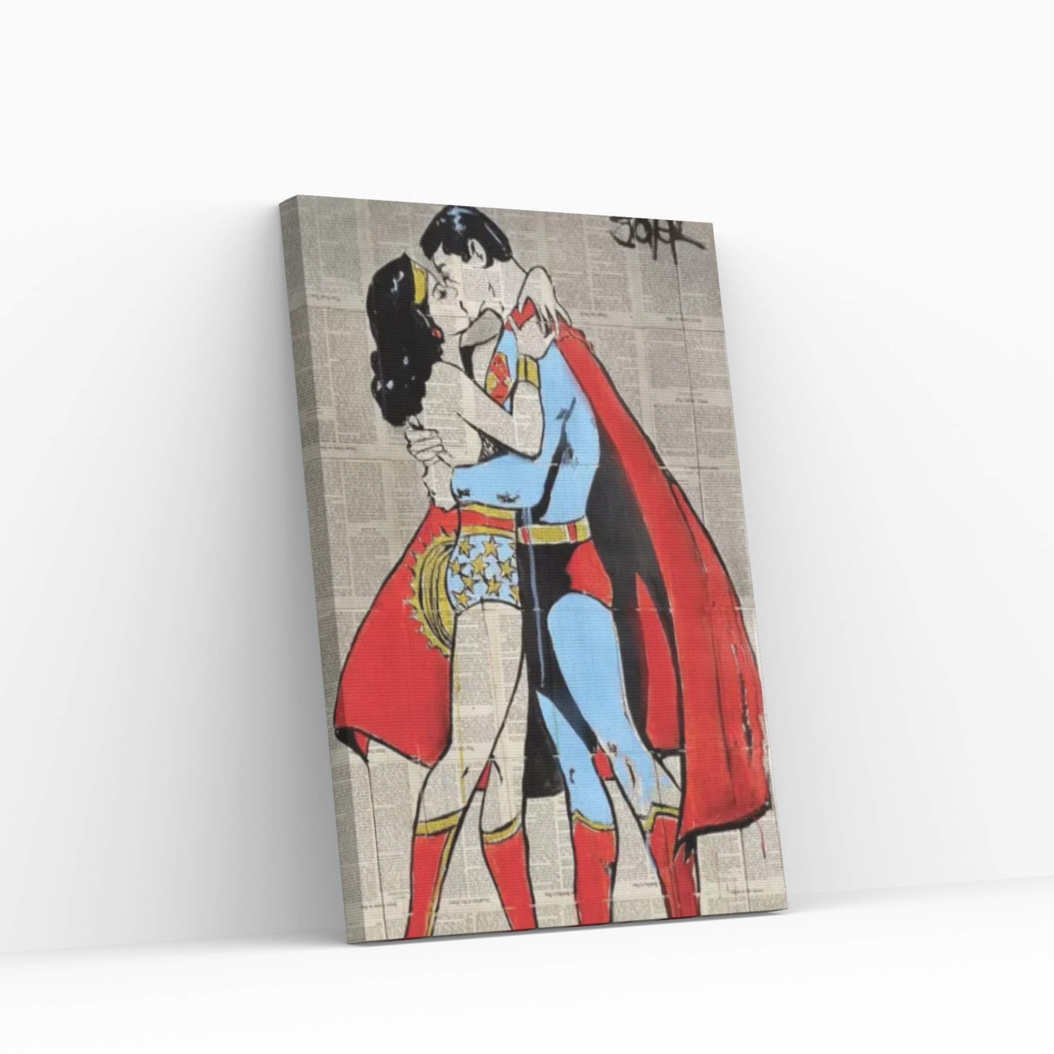 Super Love Canvas Wall Art - Y Canvas