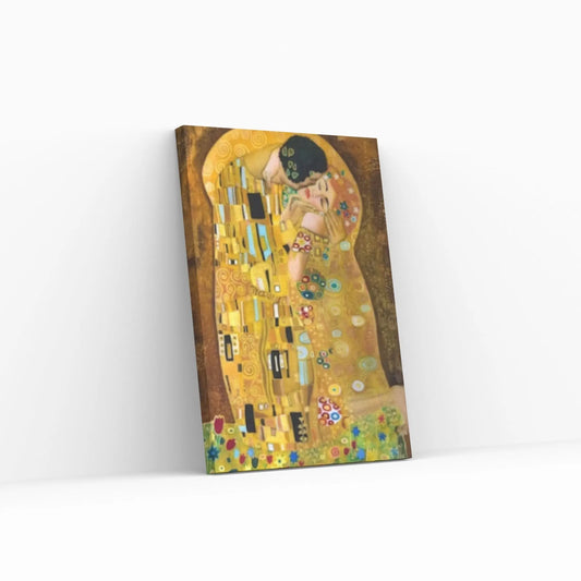 Gustav Klimt - The Kiss Canvas Wall Art Print on Canvas - Y Canvas