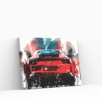 2018 Ferrari 812 Superfast Canvas Wall Art - Y Canvas