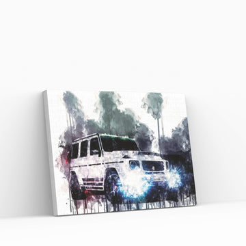 Car 2019 Mercedes AMG G63 Canvas Wall Art - Y Canvas