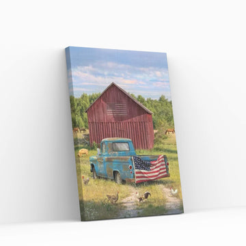 Summer Farm Canvas Wall Art - Y Canvas