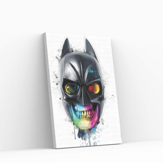 The Bat Skull Canvas Wall Art - Y Canvas