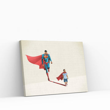 Super Shadows Boy Of Tomorrow II Canvas Wall Art - Y Canvas