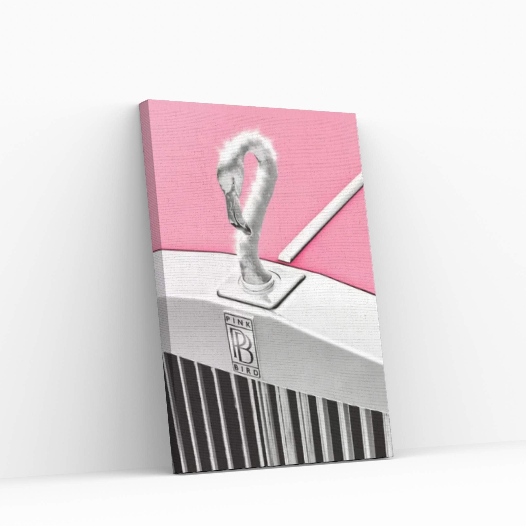 Pinkbird Canvas Wall Art - Y Canvas