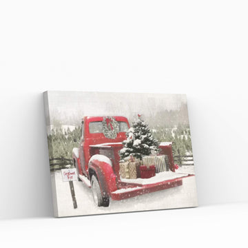 Truck Full Of Presents Canvas Wall Art - Y Canvas