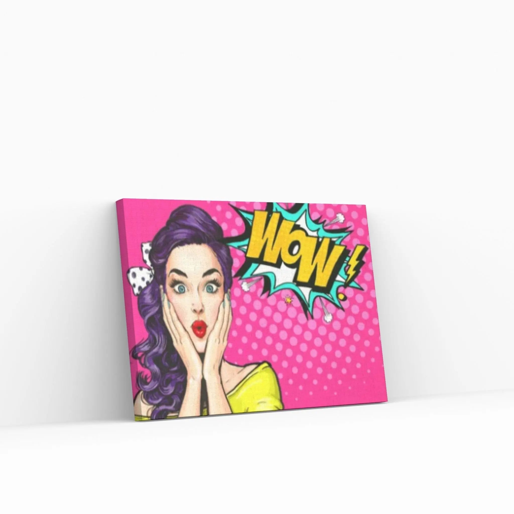 Pop Art Woman Wall Art, Comic Pop Art, Retro Comic - Y Canvas