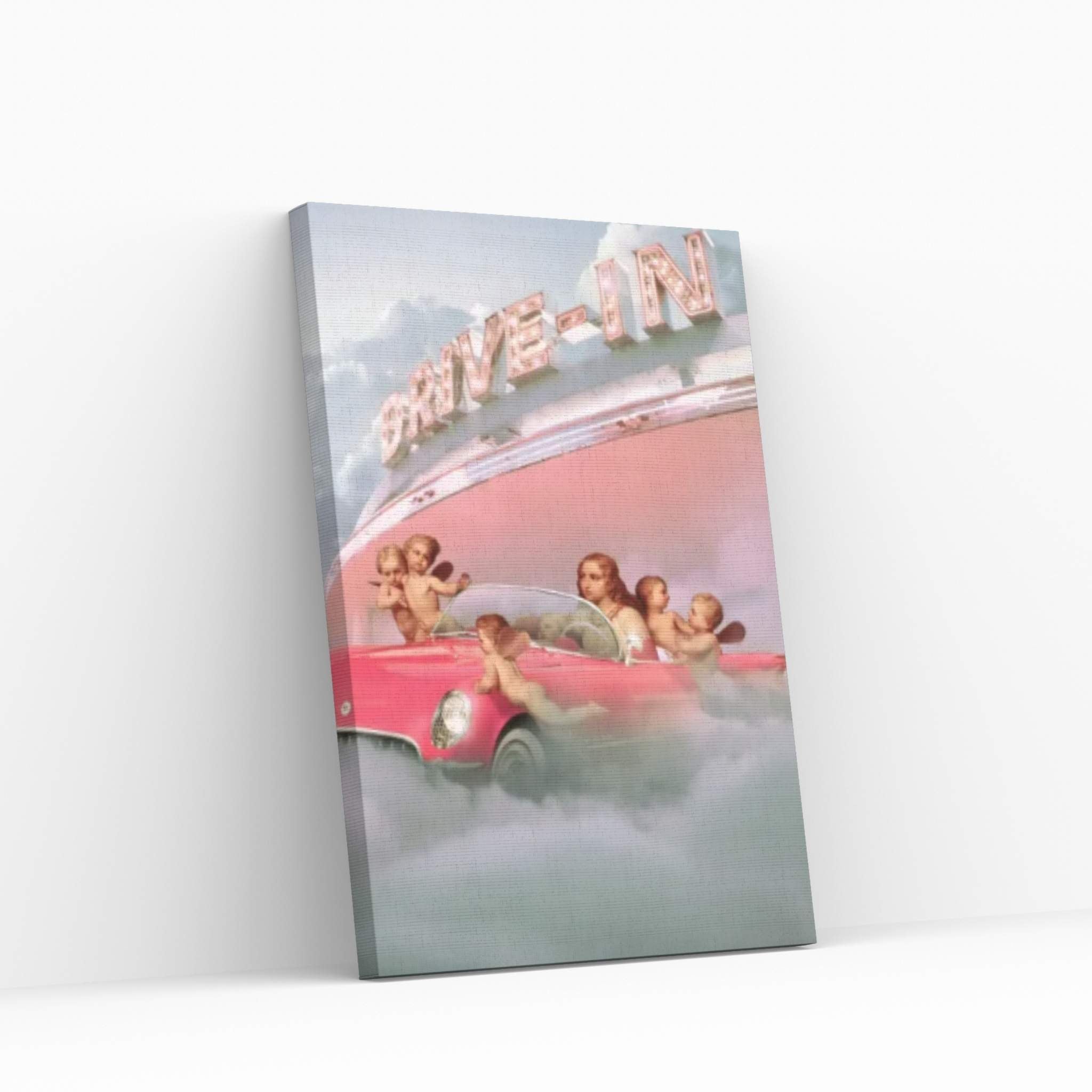 Holy Drive-In Canvas Wall Art - Y Canvas