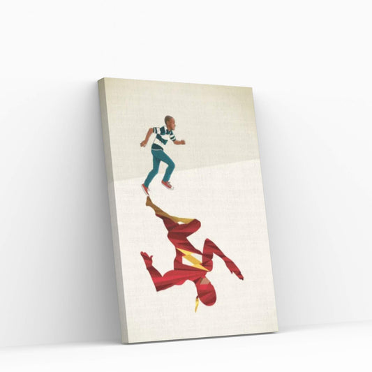 Scarlet Speedster Canvas Wall Art - Y Canvas