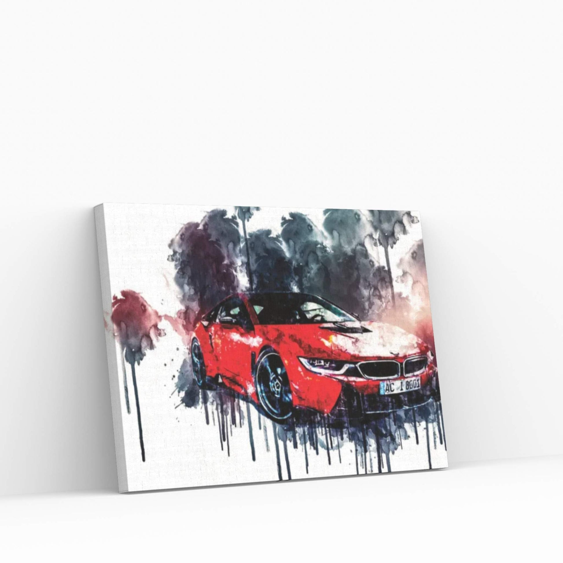 2017 AC Schnitzer ACS8 BMW i8 Canvas Wall Art - Y Canvas