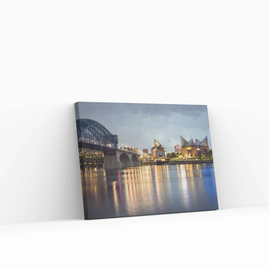 Chattanooga Canvas Print Chattanooga Wall Art Canvas Tennessee Wall Art - Y Canvas