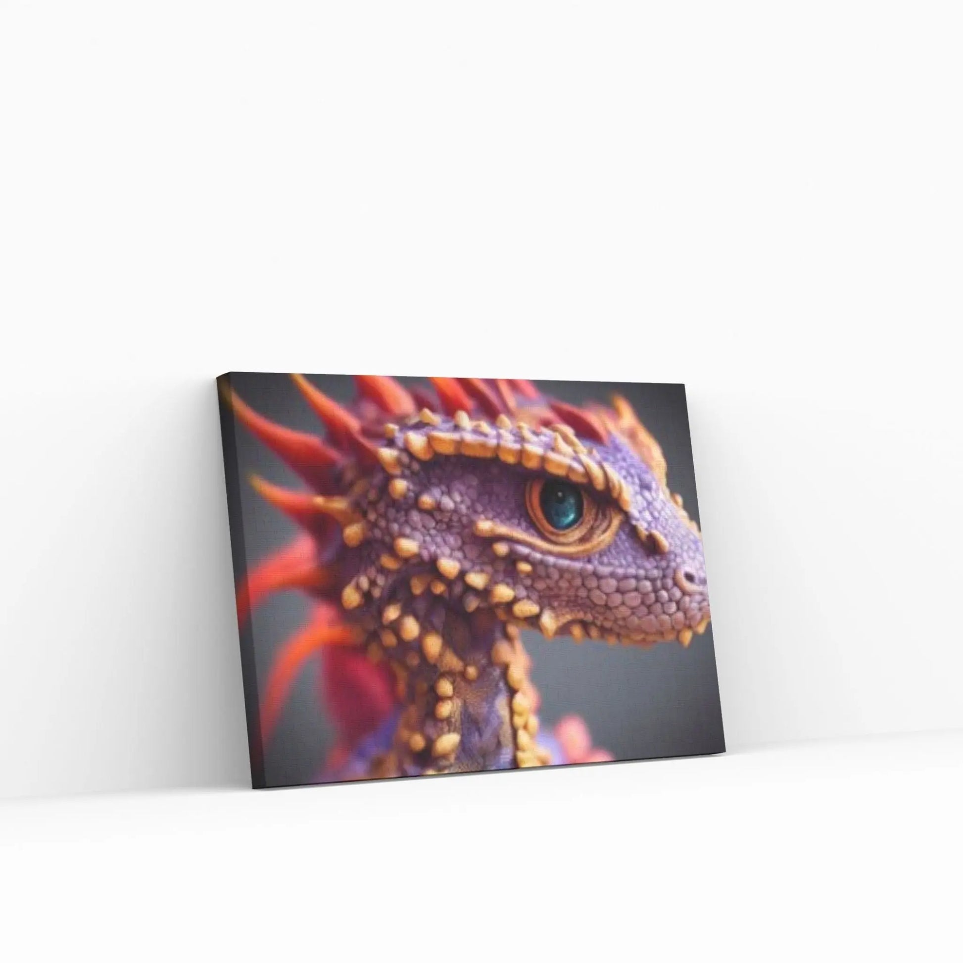 Dragon Warrior Print Canvas Wall Art Poster - Y Canvas