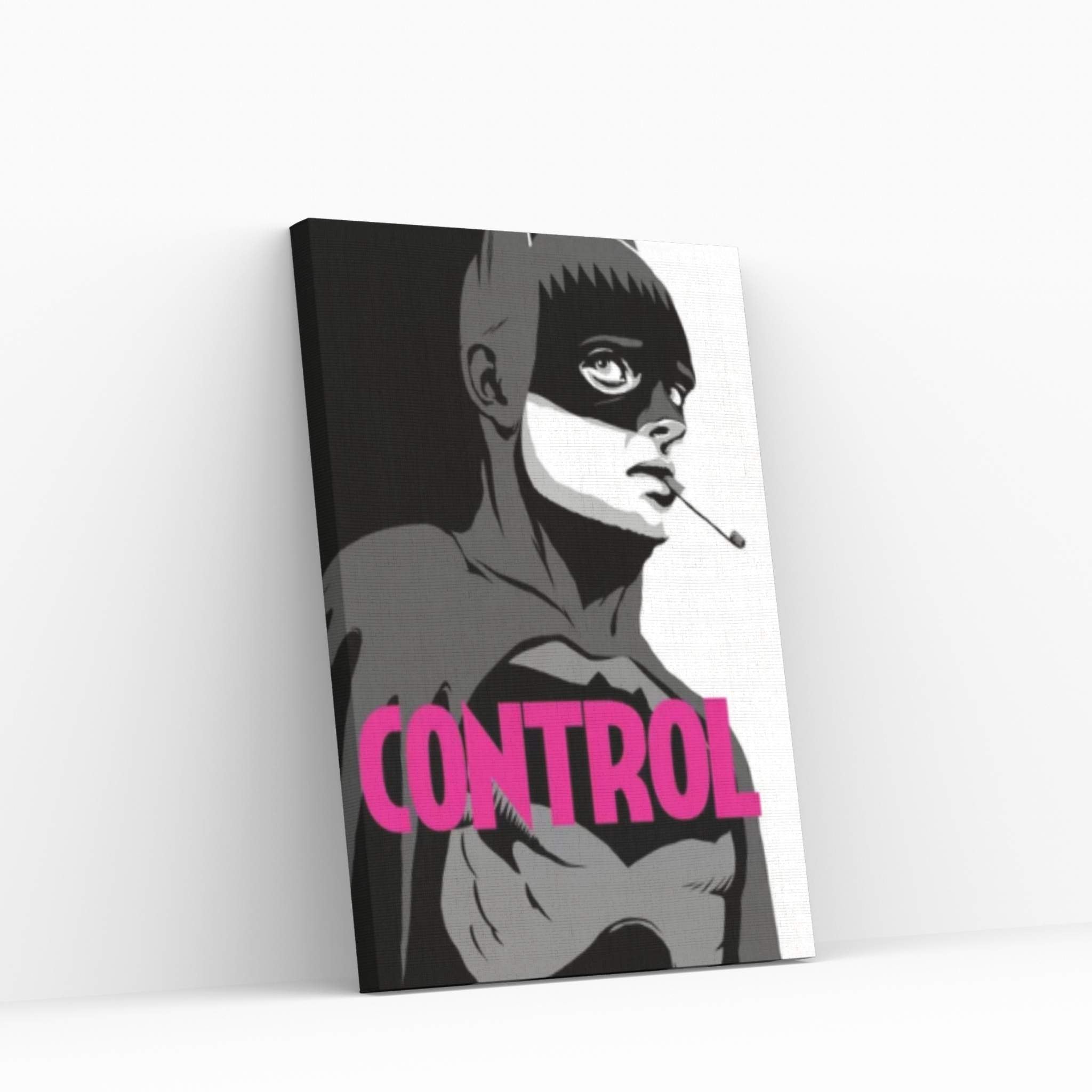 BatControl - The B&W Edit Canvas Wall Art - Y Canvas