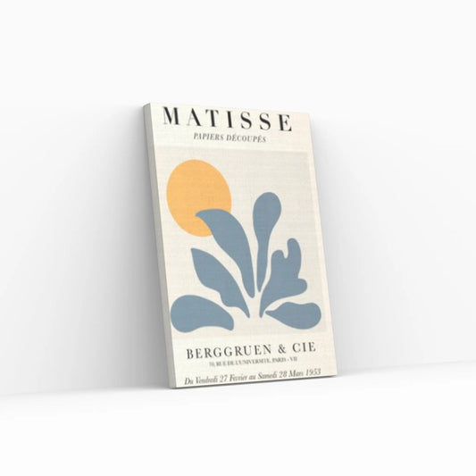 Henri Matisse Plant Canvas Wall Art Poster Dark Green Wall Art Museum Exhibition, Papiers Découpés Matisse Wall Print - Y Canvas