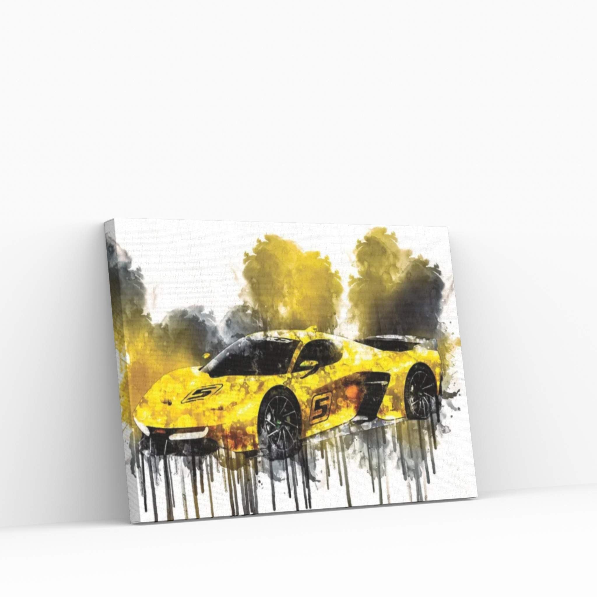 2017 Fittipaldi EF7 Vision Gran Turismo Canvas Wall Art - Y Canvas