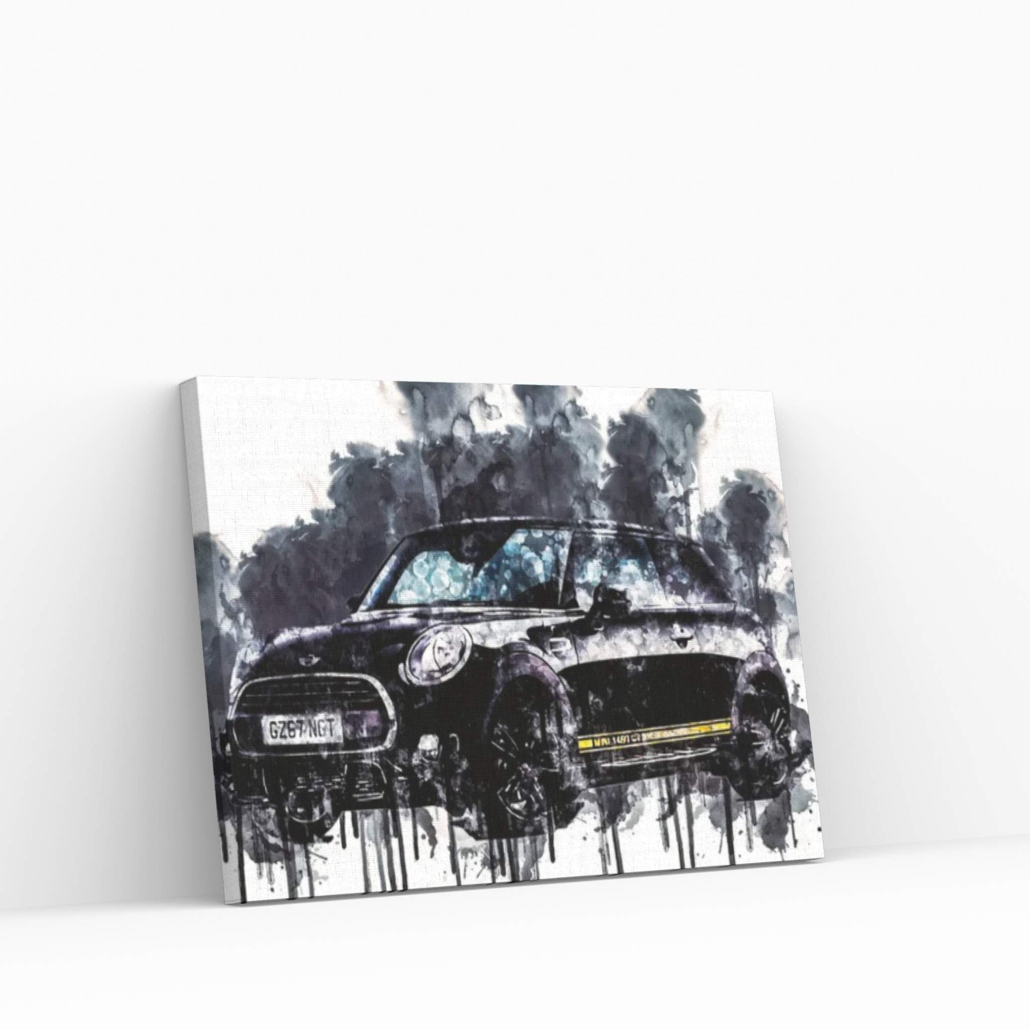 2017 Mini Cooper 1499 GT Vehicle CCXXI Canvas Wall Art - Y Canvas