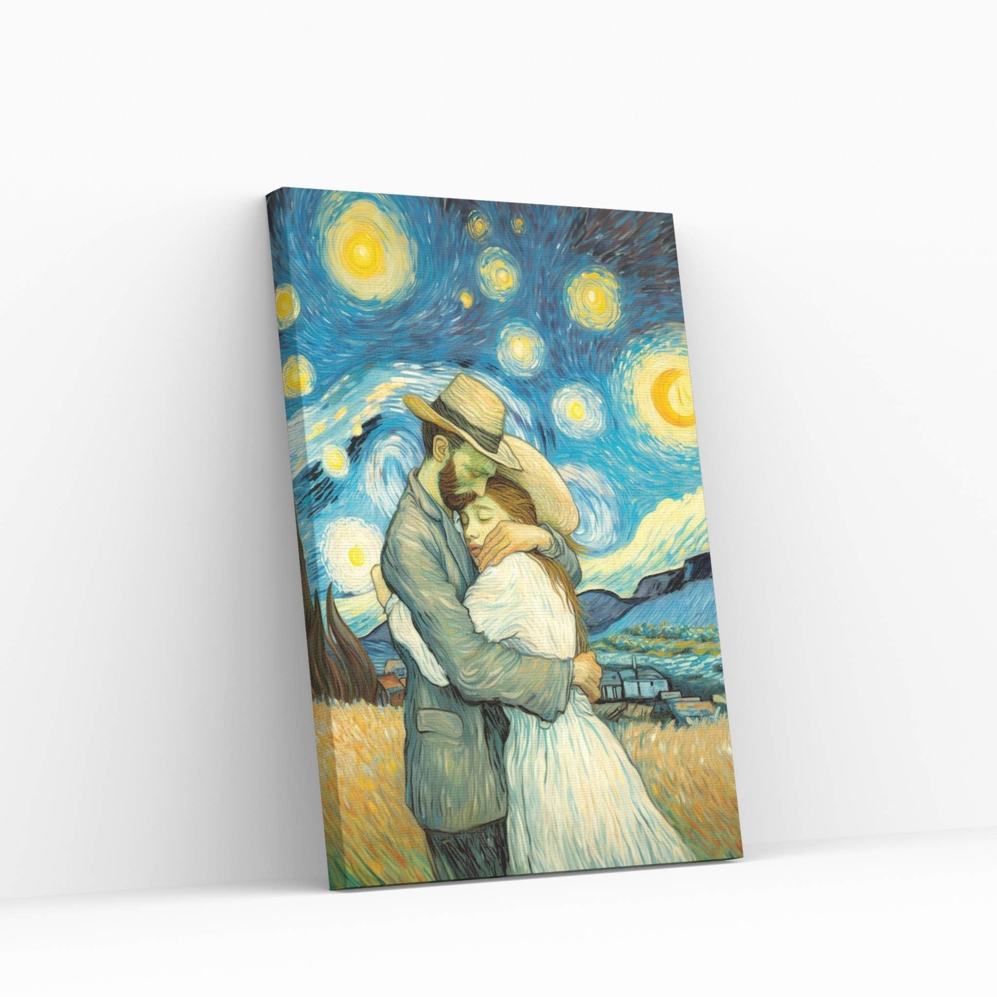 Van Gogh Love Reproduction Canvas Wall Art - Y Canvas