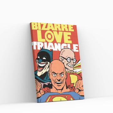 Bizarre Love Triangle Canvas Wall Art - Y Canvas