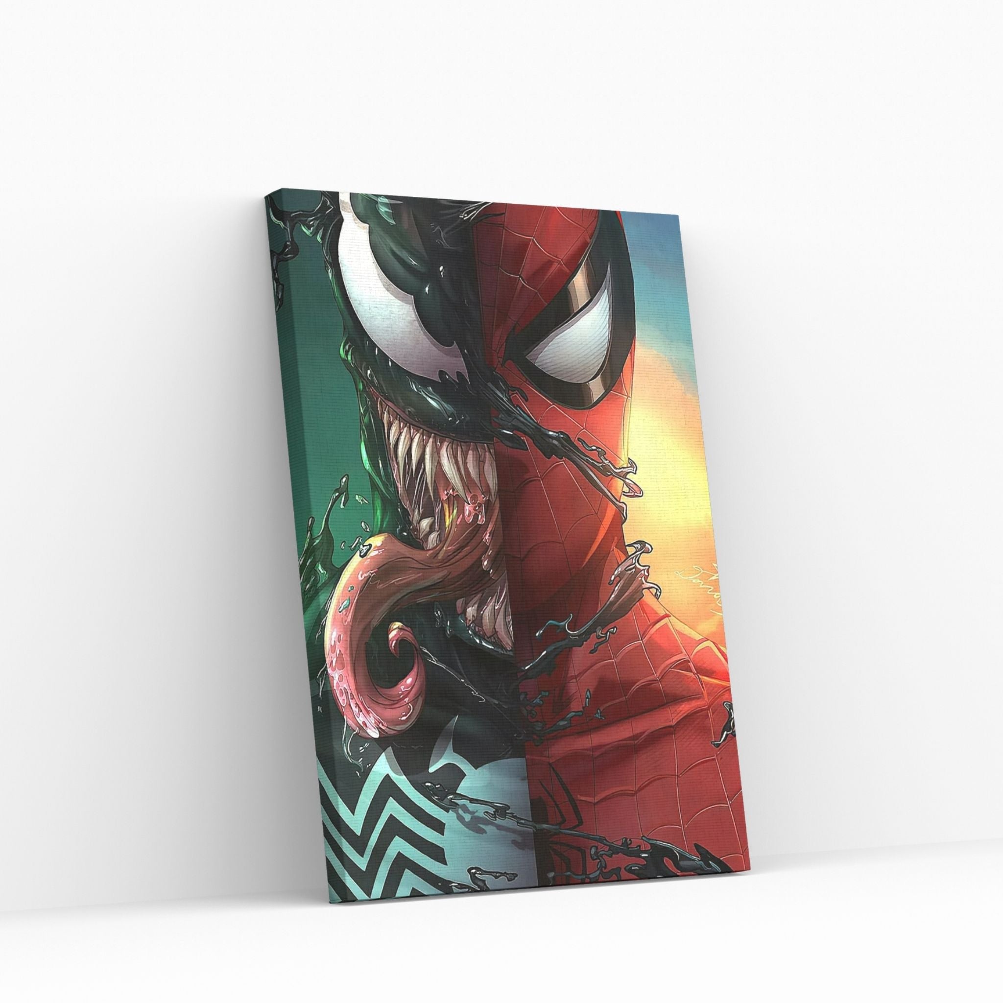 Venom Spiderman Canvas Wall Art - Y Canvas