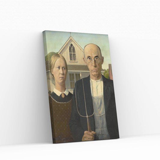 American Gothic Canvas Wall Art - Y Canvas