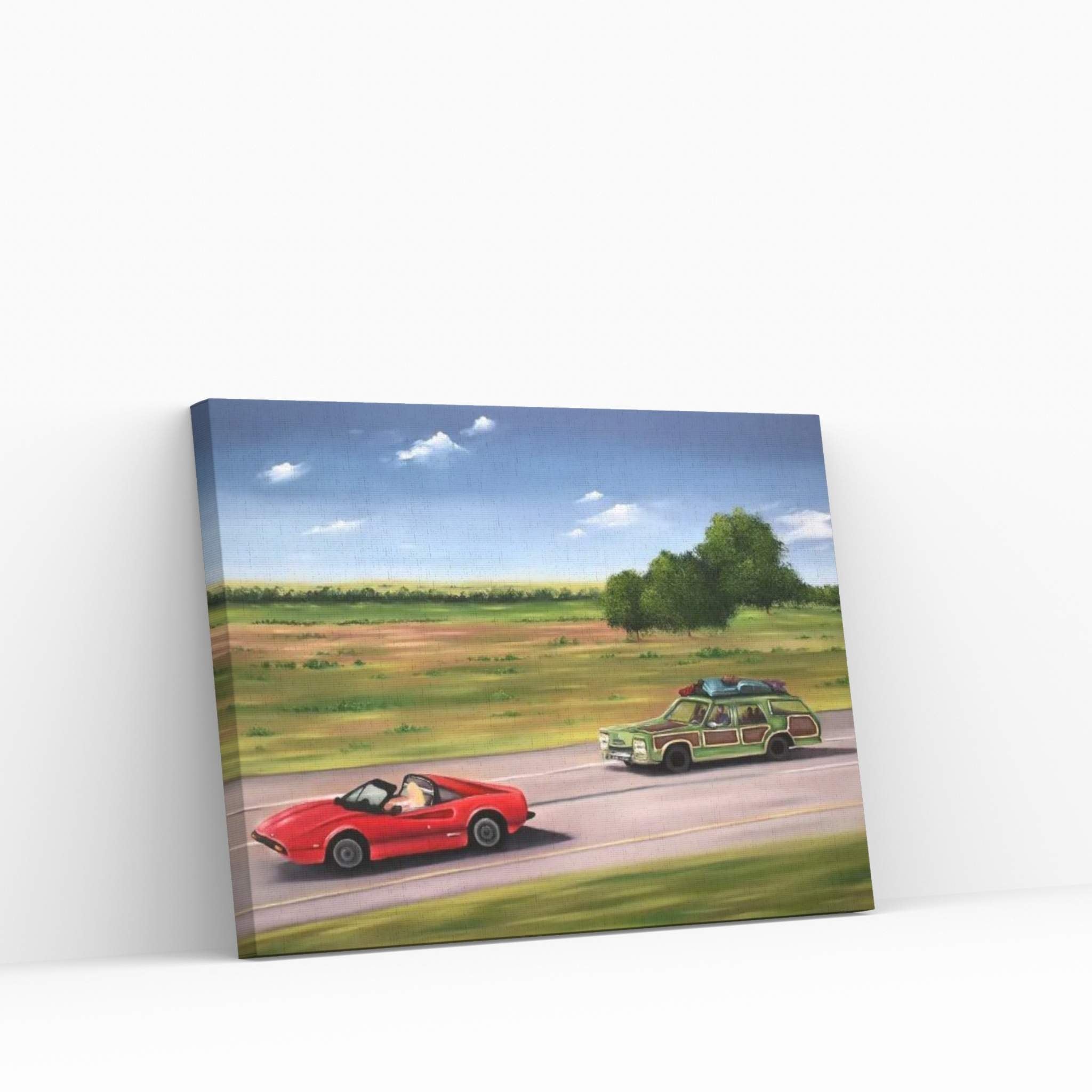 Holiday Road Canvas Wall Art - Y Canvas