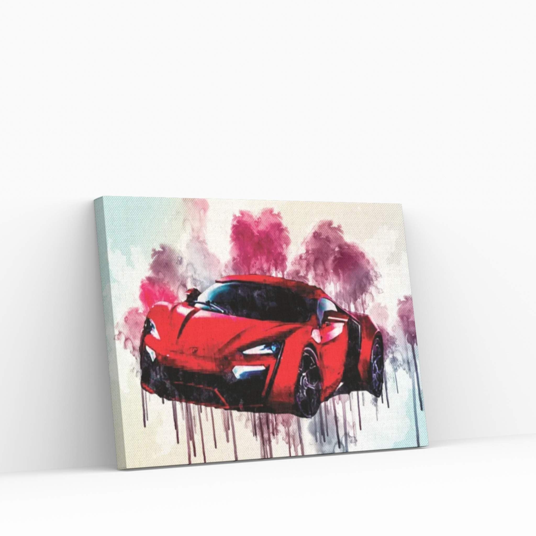 Hypercar Lykan Hypersport Lucan 2016 Sports Cars Canvas Wall Art - Y Canvas