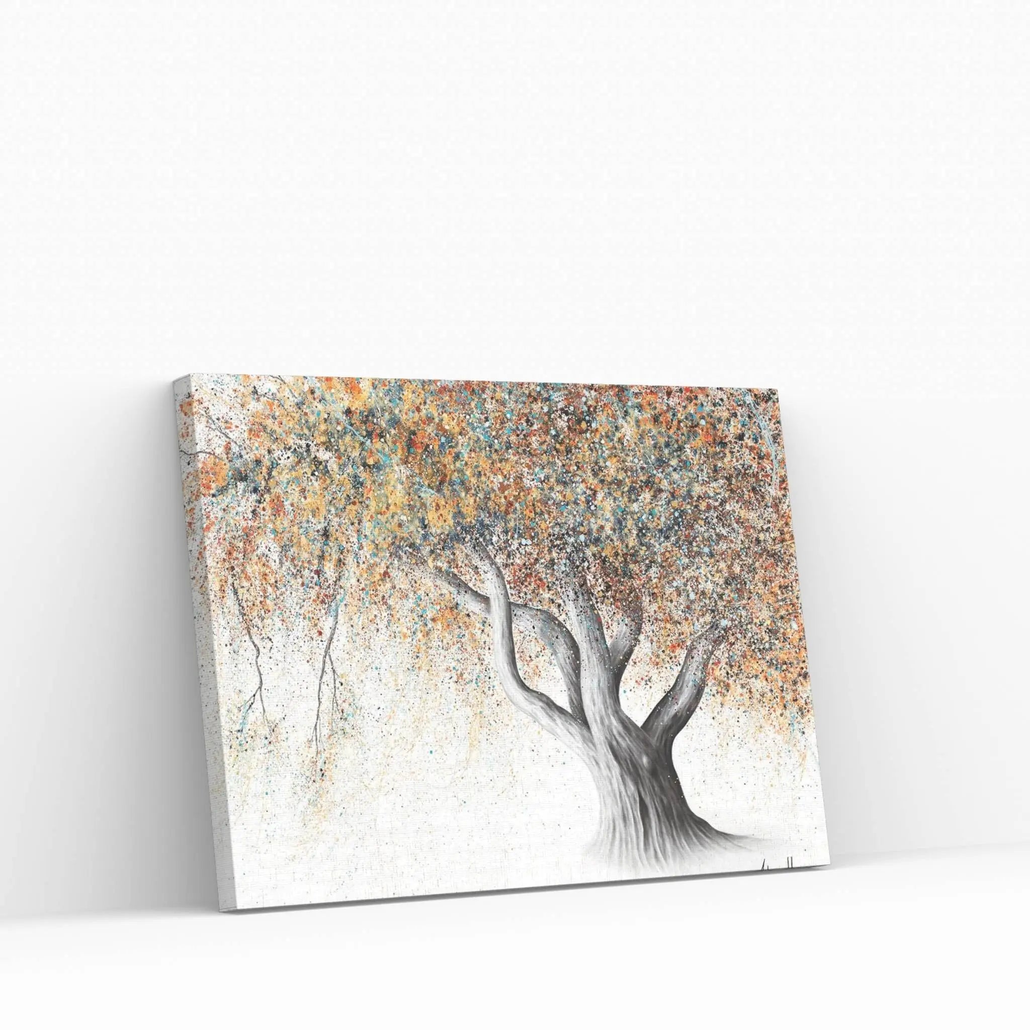 Rusty Autumn Tree Canvas Wall Art - Y Canvas