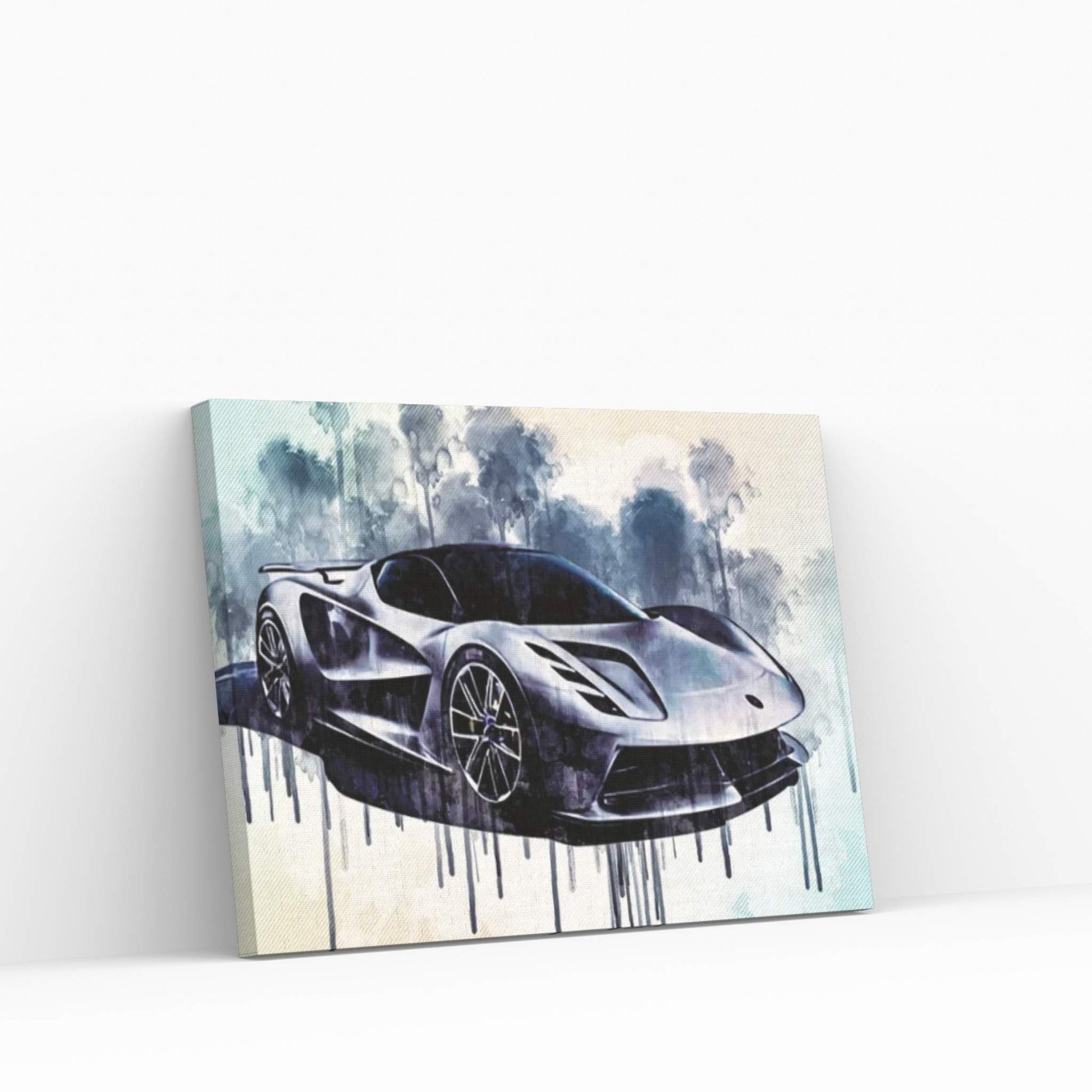 Lotus Evija 2020 Exterior Front View Electric Hypercar Canvas Wall Art - Y Canvas