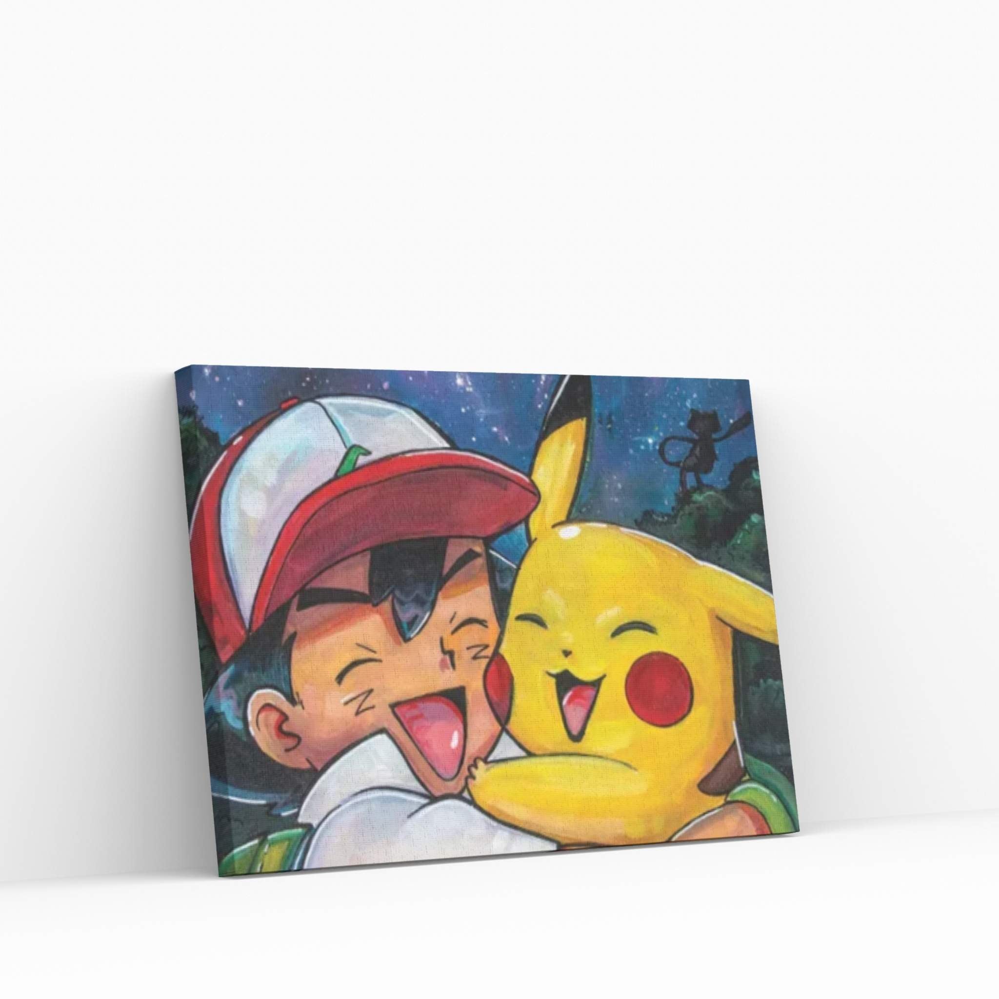 Pokémon - Ash And Pikachu Canvas Wall Art - Y Canvas