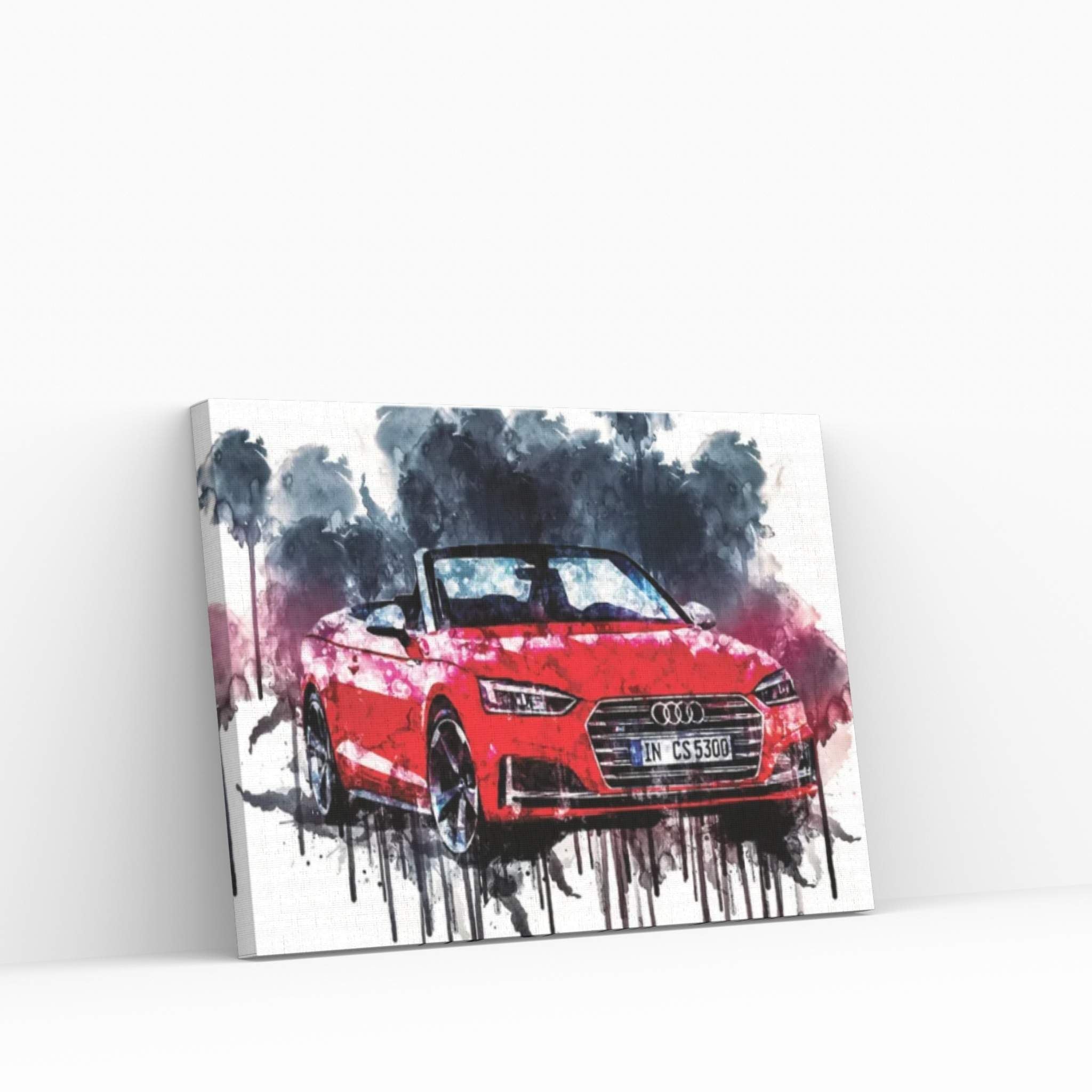 2017 Audi S5 Cabriolet Canvas Wall Art - Y Canvas