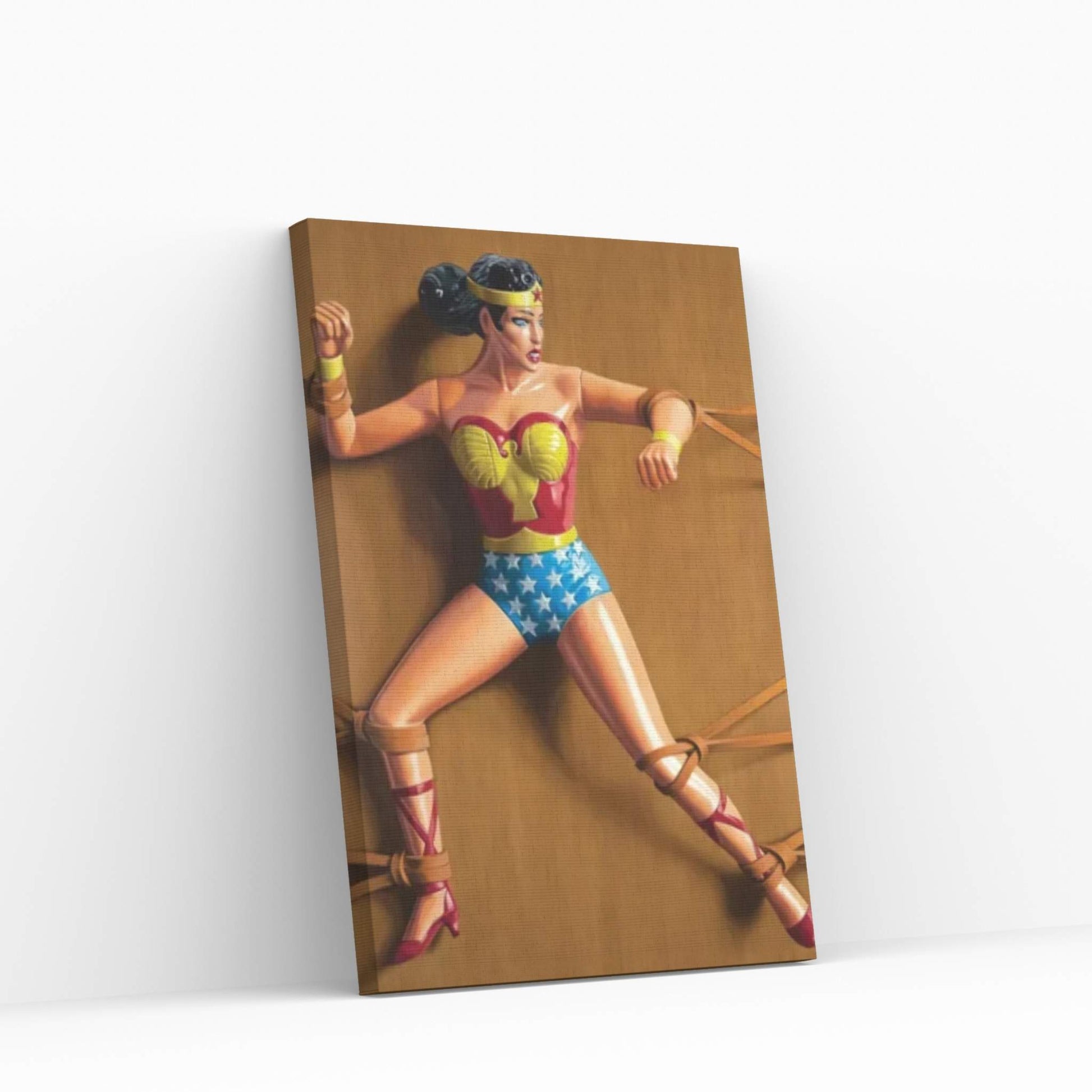 Trapped Wonder Woman Canvas Wall Art - Y Canvas