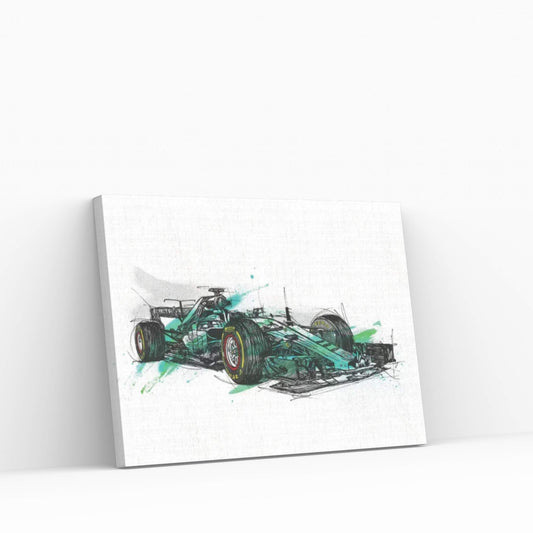 F1 Hamilton Canvas Wall Art - Y Canvas