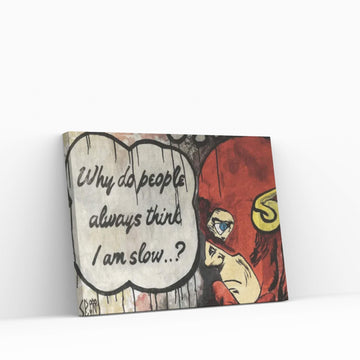 The Fastest Man On Earth Canvas Wall Art - Y Canvas