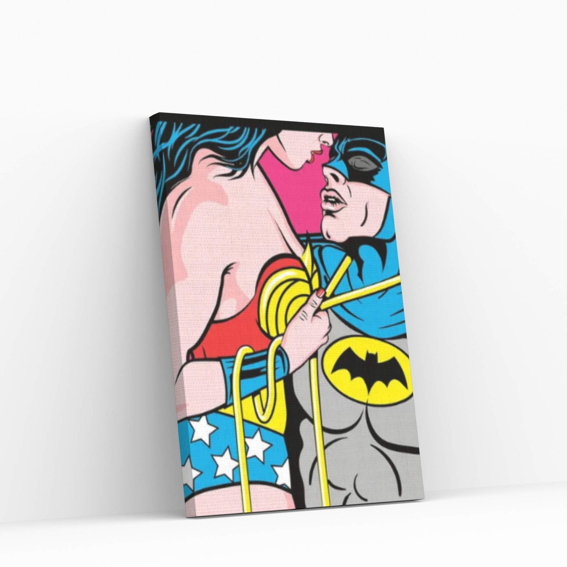 Heroes Love II Canvas Wall Art - Y Canvas