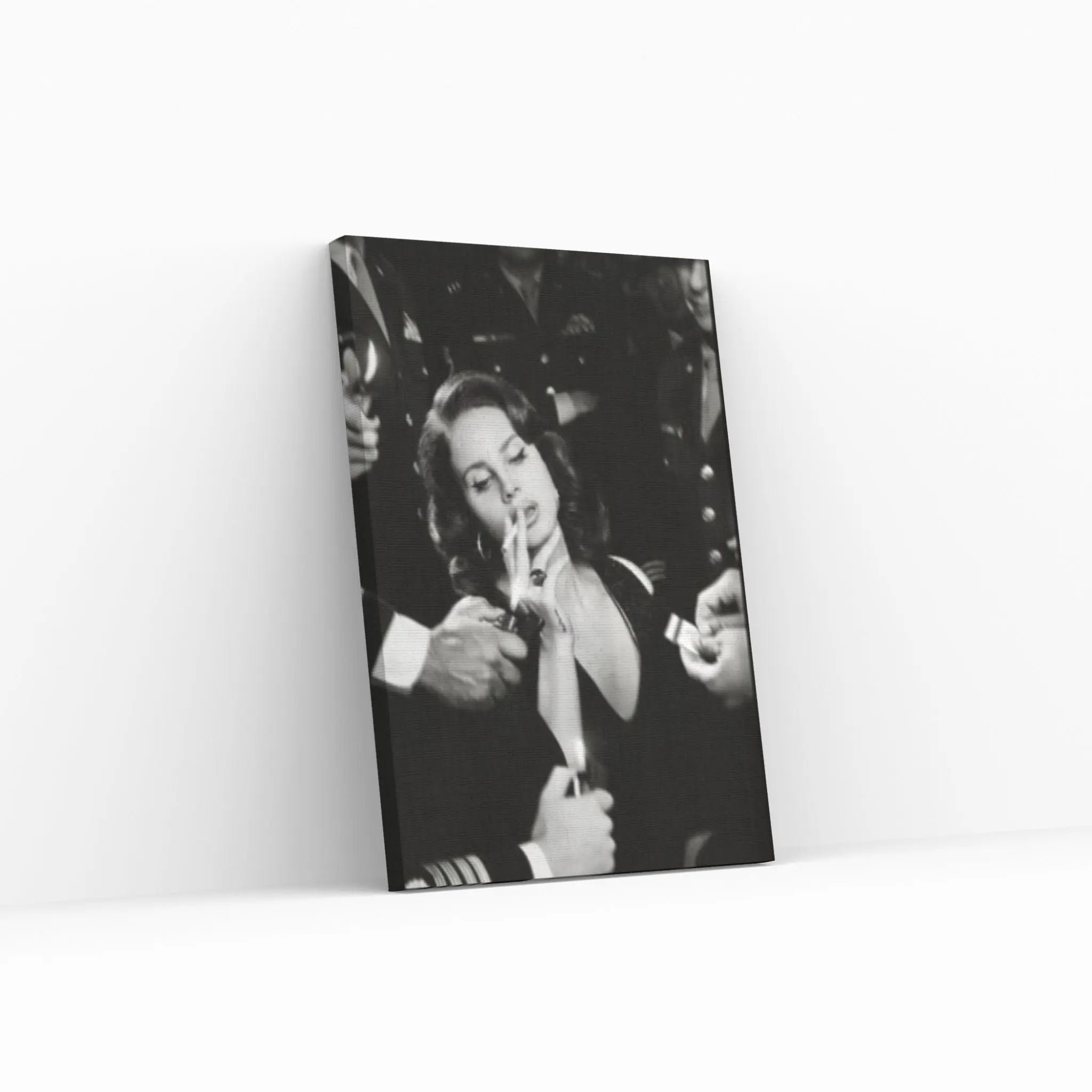 Lana Del Rey Smoke Cigarettes Music Poster Canvas Wall Art - Y Canvas