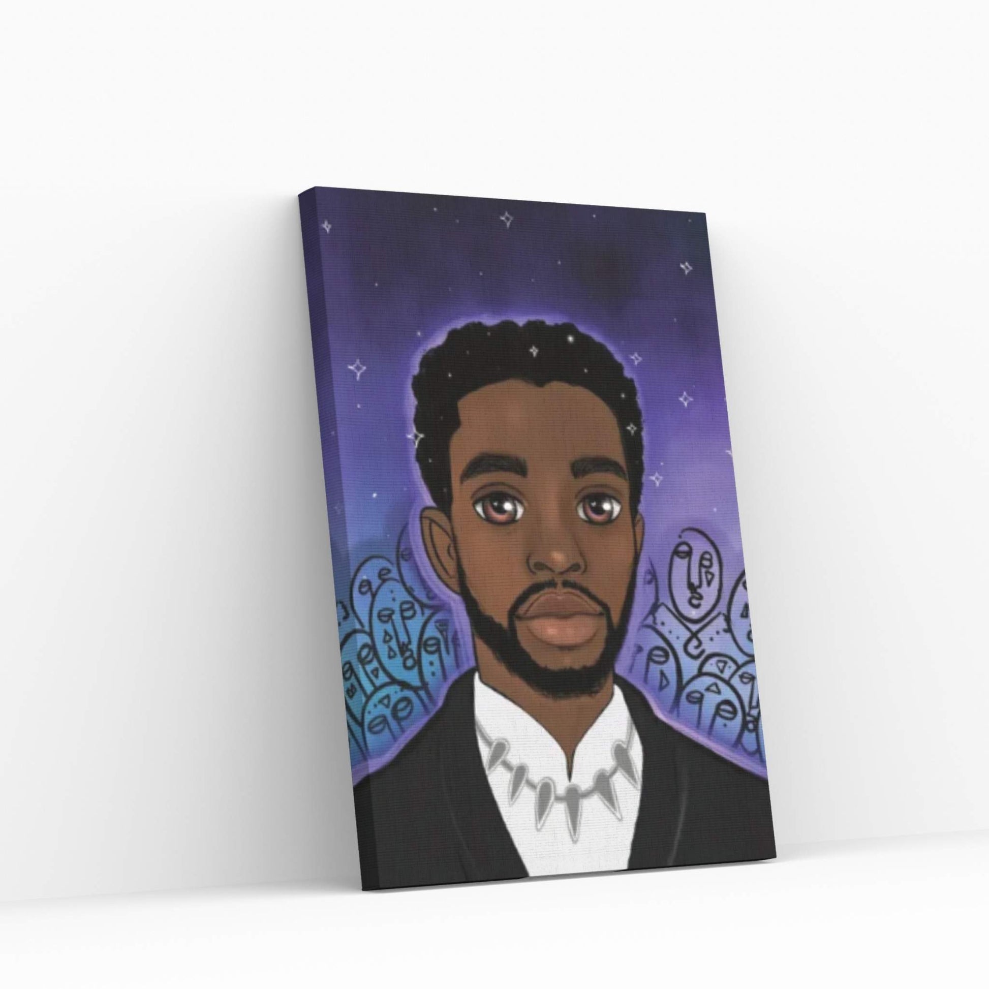 Black Panther Canvas Wall Art - Y Canvas