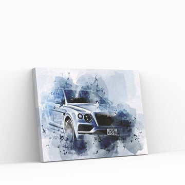 Bentley Bentayga V8 2020 Cars Jp-Spec Suvs Canvas Wall Art - Y Canvas