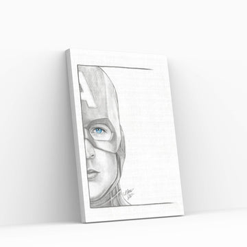 Captain America Canvas Wall Art - Y Canvas