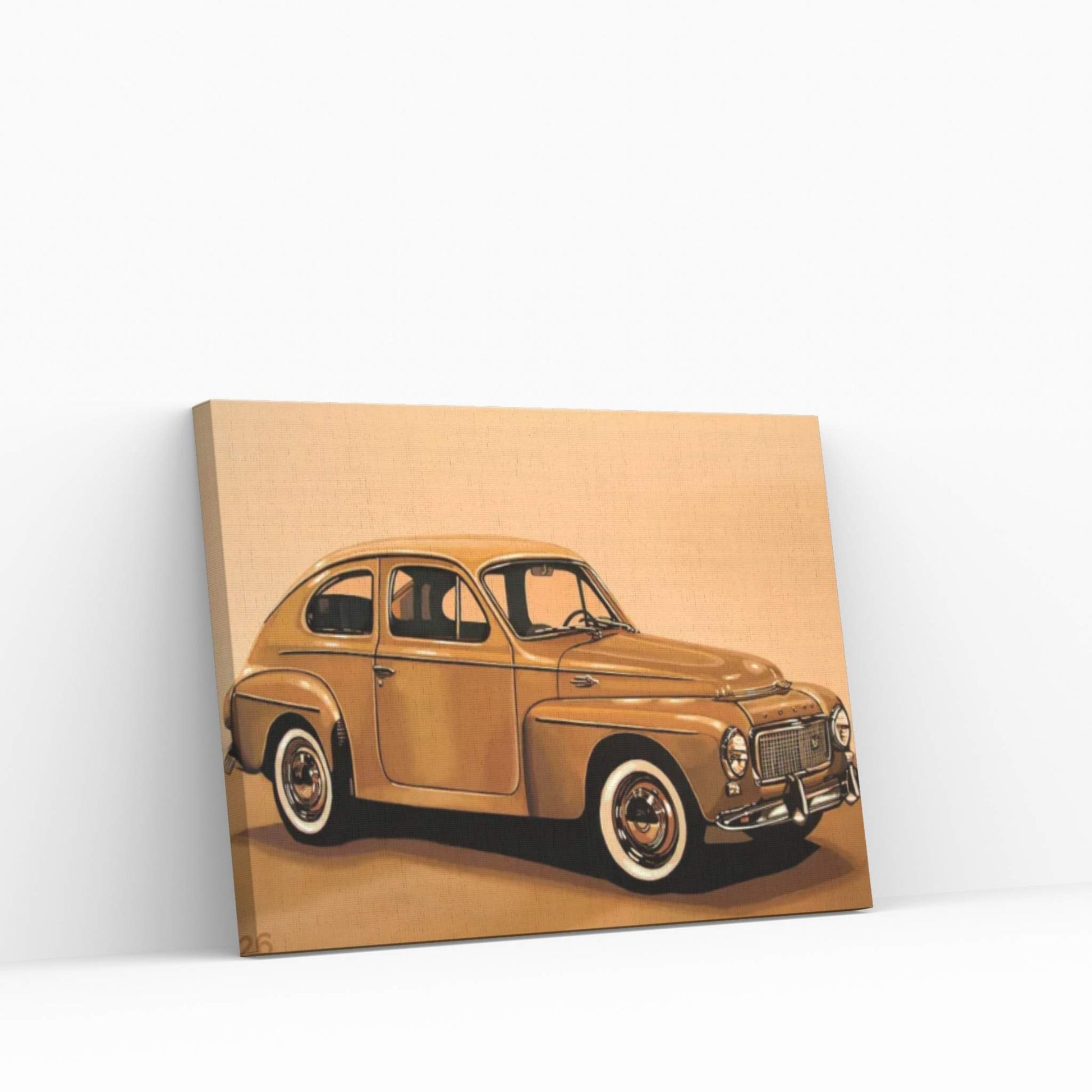 Volvo PV 544 1958 Canvas Wall Art - Y Canvas