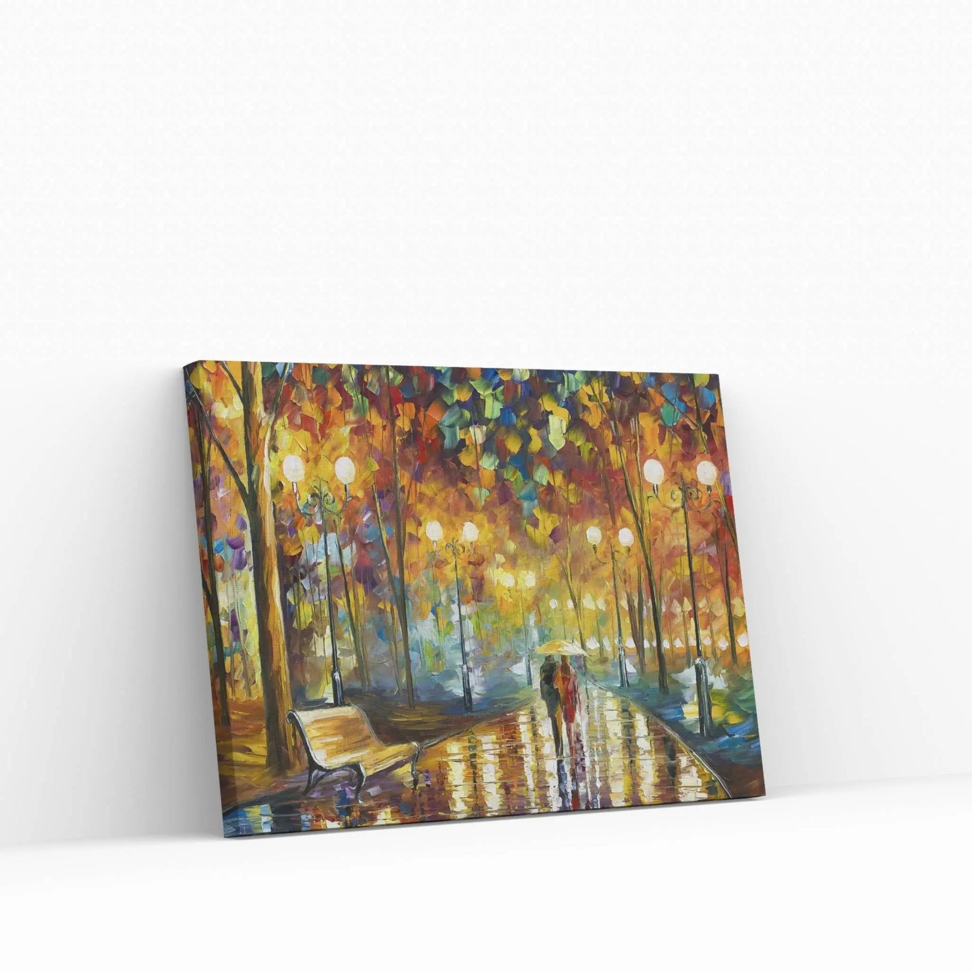 Rain's Rustle II Canvas Wall Art - Y Canvas