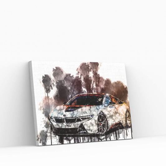 Car 2016 Vorsteiner BMW i8 V FF 103 Canvas Wall Art - Y Canvas