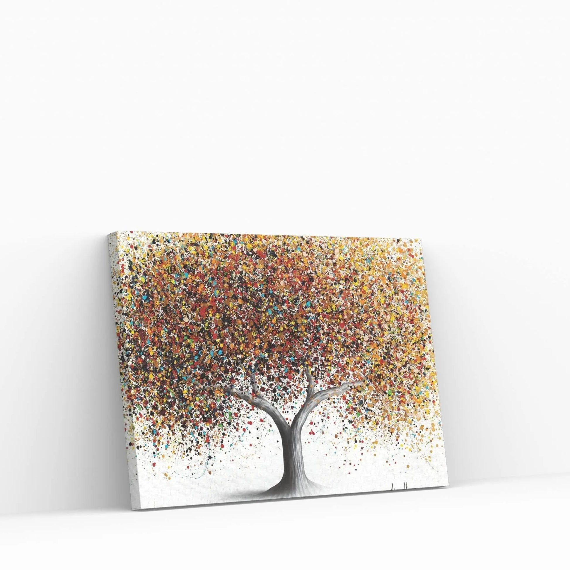 Rainbow Soul Tree Canvas Wall Art - Y Canvas