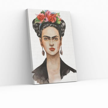 Frida Kahlo Art Canvas, Frida Kahlo Wall Art Decoration, Mexican Floral Feminist Art Canvas - Y Canvas